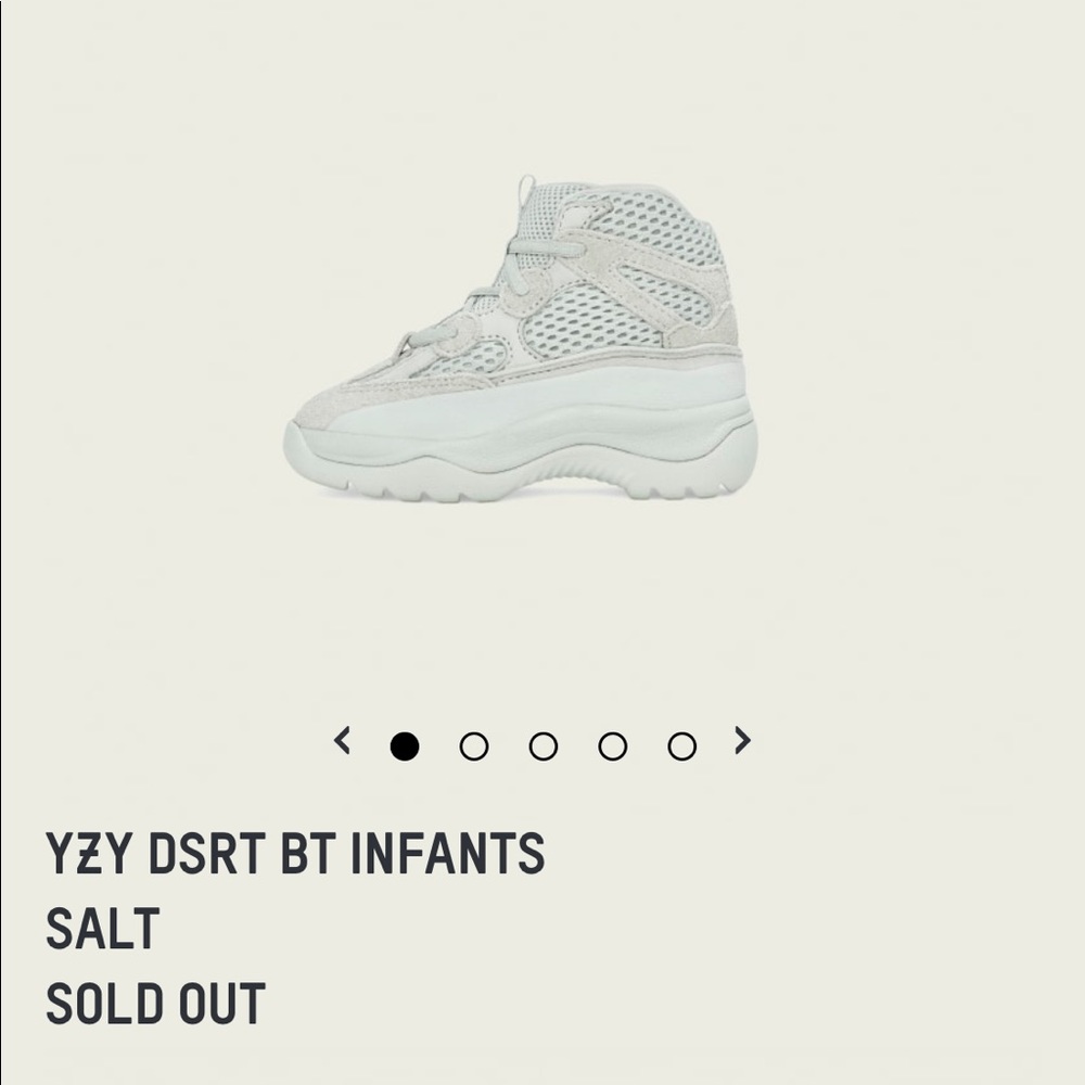 Yeezy desert boots infant (SALT) - Picture 5 of 10